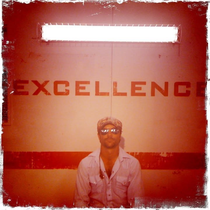 Quinn Walton on the set of Friday Night Lights