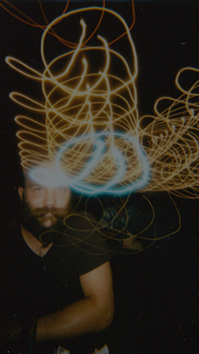 An experimental light portrait of Quinn Walton